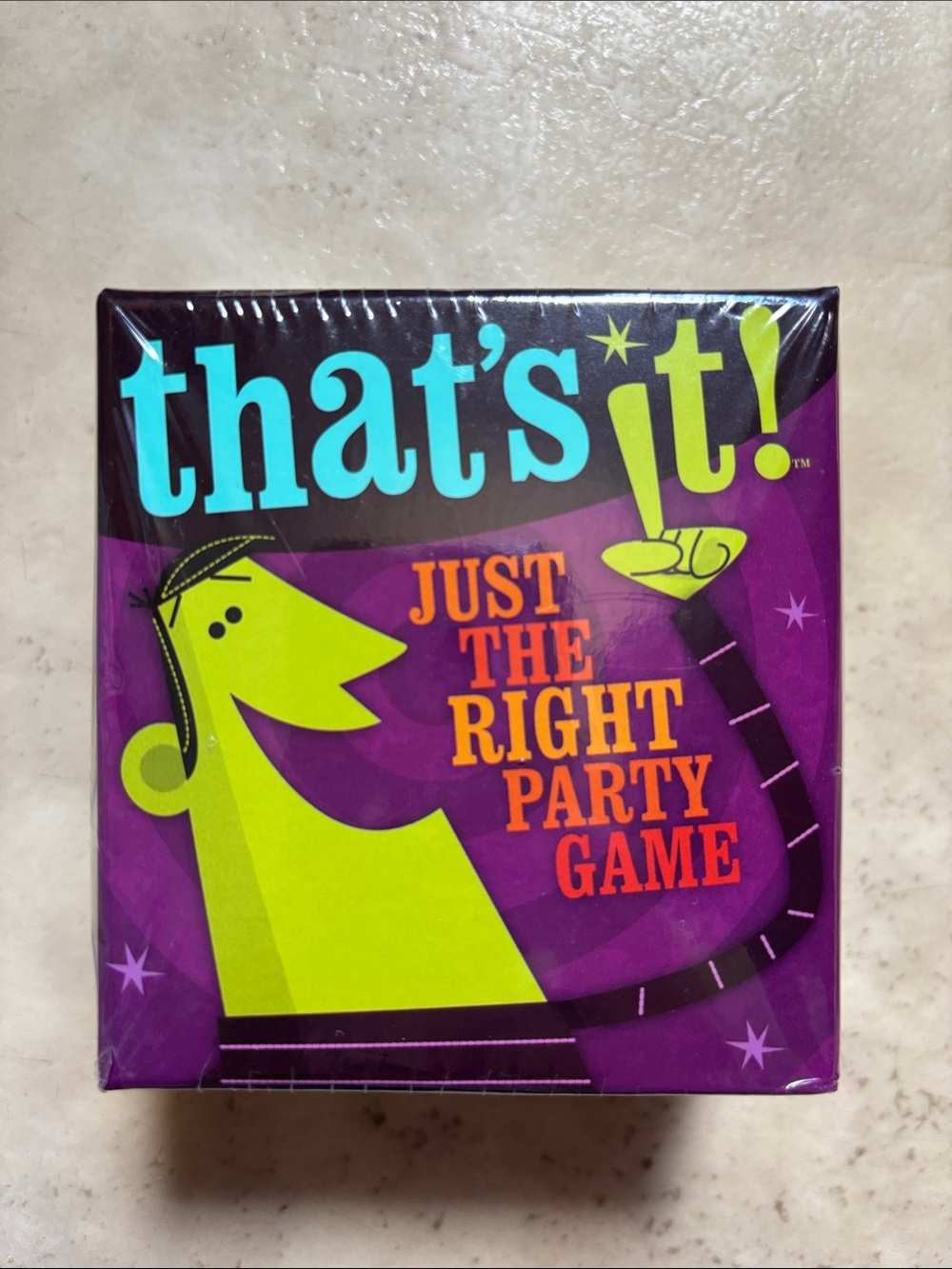 That’s It! GameWright 2013 SEALED word/card game Just The Right Party Game NEW